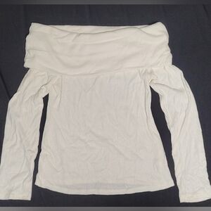 Off-Shoulder Cream Top